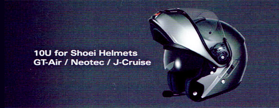 Intercom Bluetooth Sena 10U Pour Casque Shoei Jet Cruise - Intercom moto et  kit bluetooth